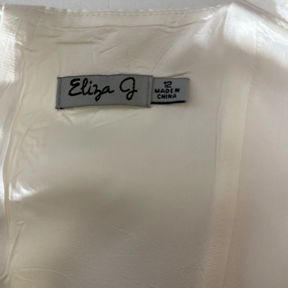 Eliza J Beaded Beauty Cocktail Dress Size 12 - Picture 9 of 9